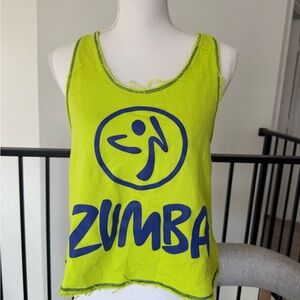 Zumba Green and Purple-blue Tank Top